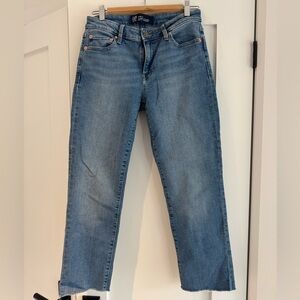 GAP Women's Blue Straight-Leg Jeans